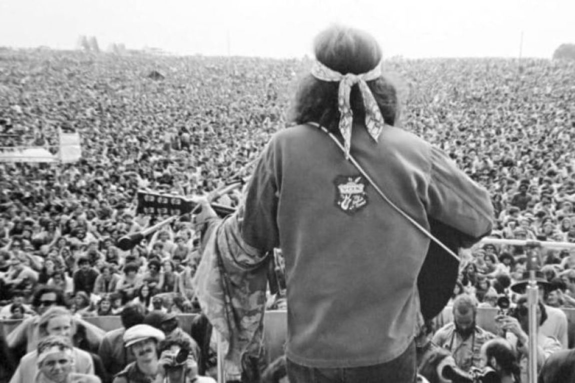 Woodstock festival schrijft geschiedenis