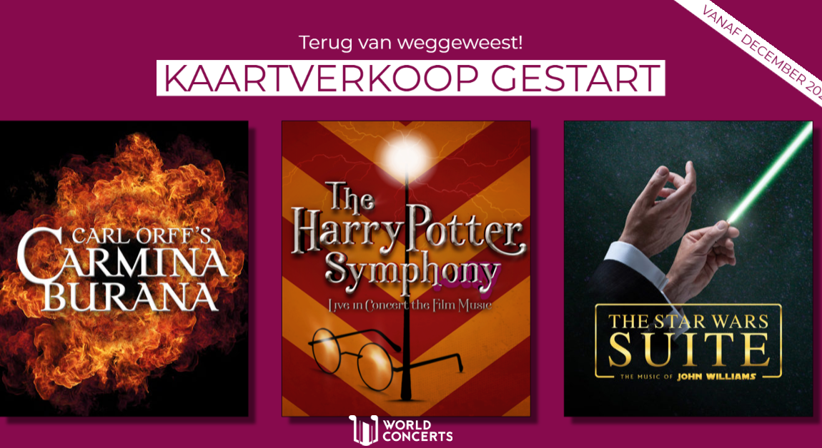 Terug van weggeweest: Carmina Burana, The Harry Potter Symphony en The Star Wars Suite